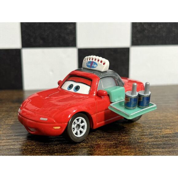 Disney Pixar TOONS Heavy Metal Mcqueen, Mater, Mia & Fillmore Diecast 1:55 Lot - Picture 5 of 13